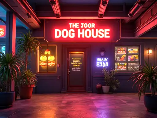 The Dog House Megaways pokie artwork at PokieSurf Casino